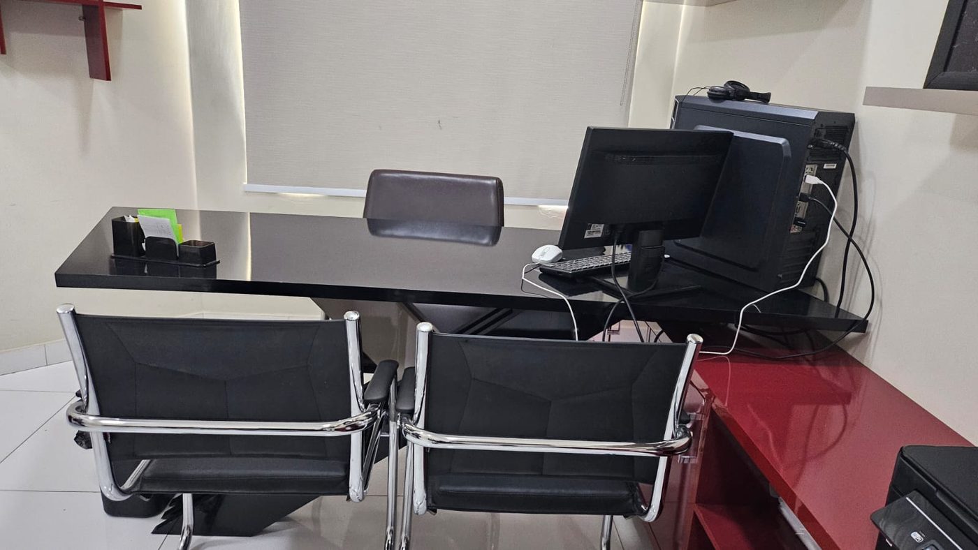 Sala de atendimento do escritório em Macapá